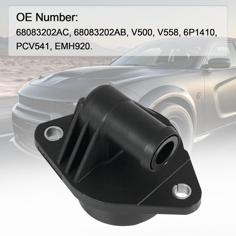 AUTOBABA 3.6L Positive Crankcase Ventilation PCV Valve Compatible with 2011-2021 Chrysler 200 300 Dodge Avenger Challenger Charger Journey & Jeep Cherokee Wrangler Ram 1500 Replaces 68083202AC 68083202AB - Image 3